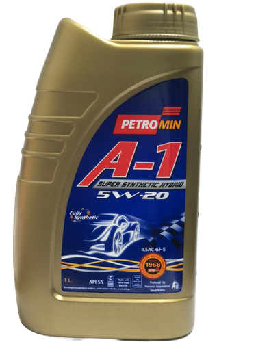 PETROMIN | A-1 5W-20 SUPER SYNTHETIC HYBRID Passenger Car Motor Oil - 1L