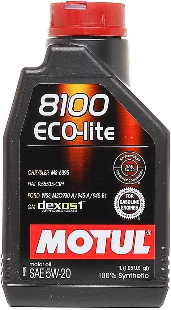 Motul | 8100 ECO-lite 5W20 DX1 Engine Oil 1L