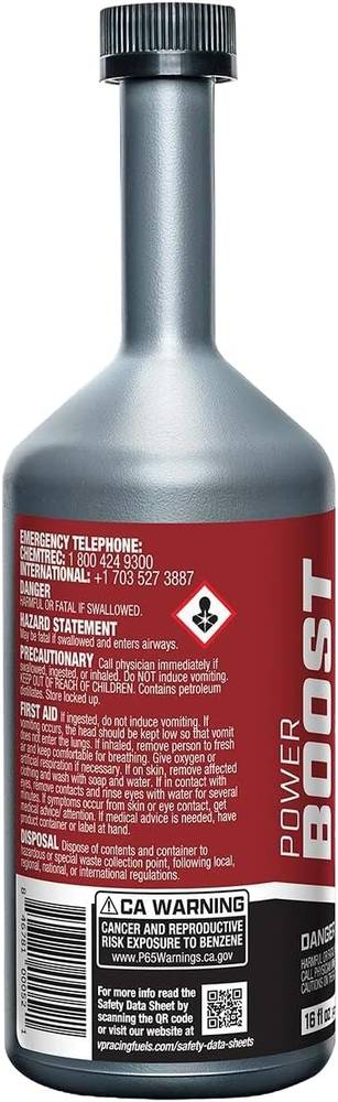 VP FUEL BOOST POWER 473ML/معزز اوكتان يتخفف الى 68 لتر