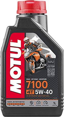 Motul | 7100 4T Motorcycle Motor Oil 5W-40 100% Synthetic - 1L