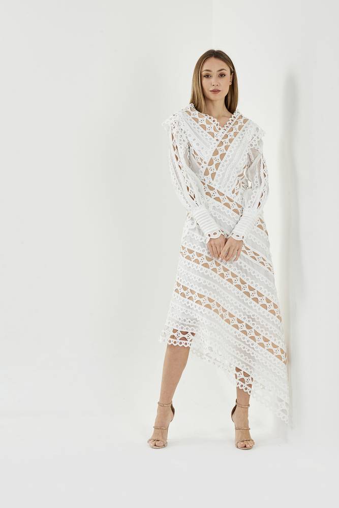 Guipure dress