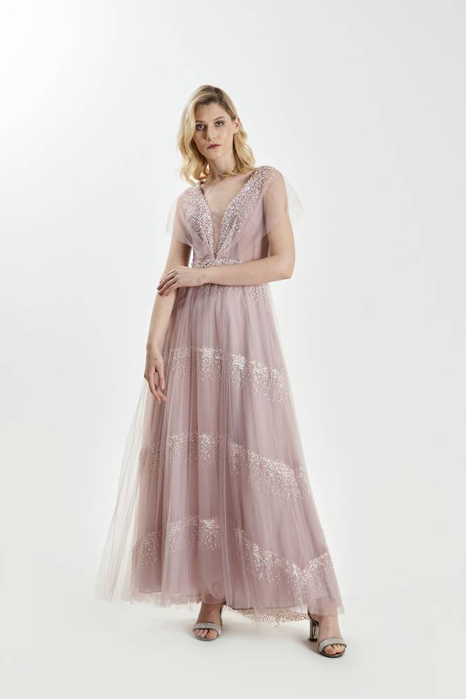 Busy pink sequins