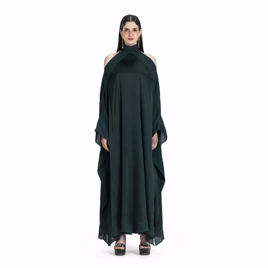 Maison Ein Signature Draped Maxi Dress
