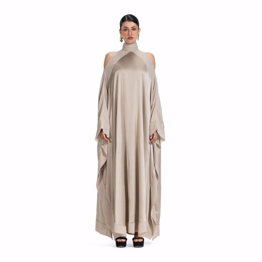 Maison Ein Signature Draped Maxi Dress