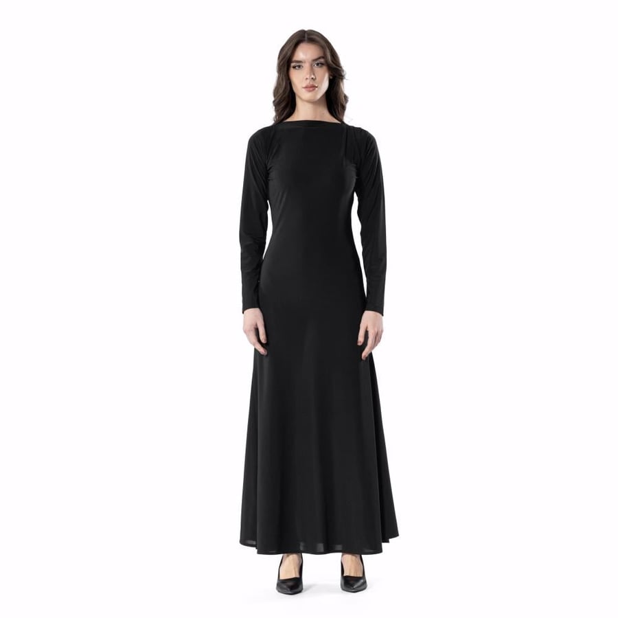 Soft Shoulder Pleats – BLACK