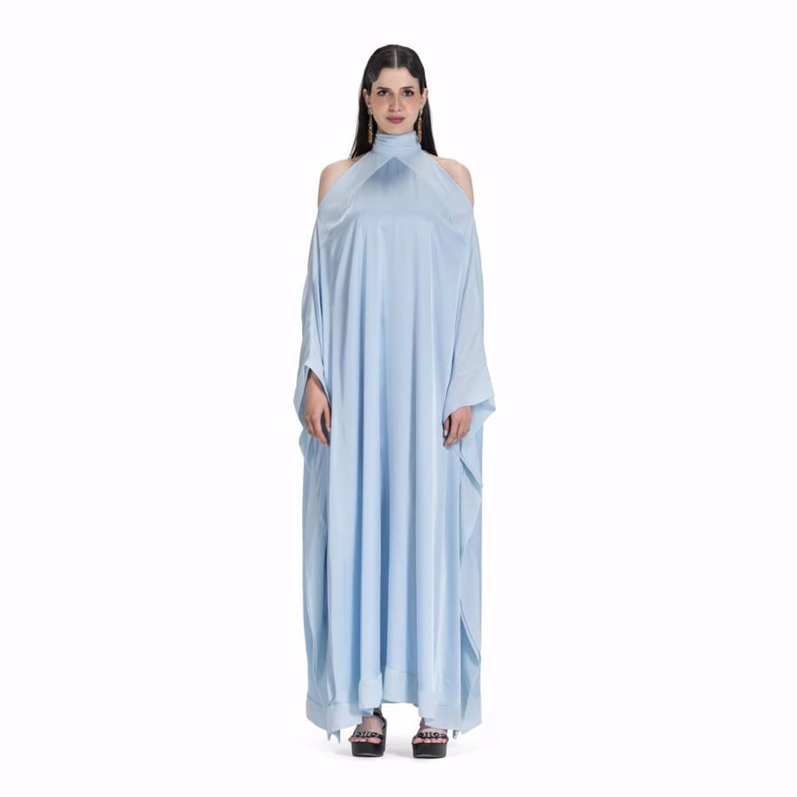 Maison Ein Signature Draped Maxi Dress