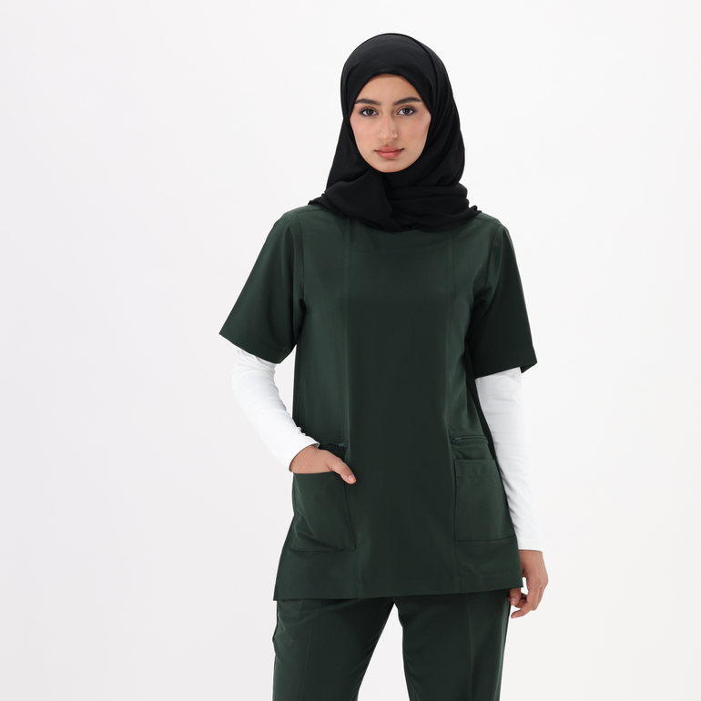 قطعة علوية زيتية (Scrub Top)