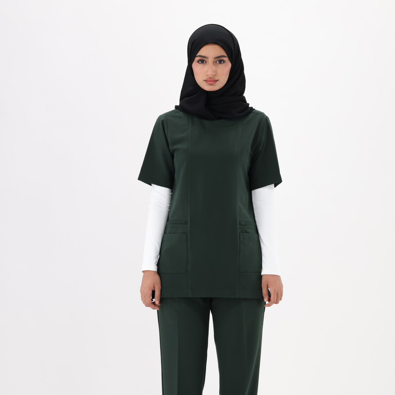 قطعة علوية زيتية (Scrub Top)