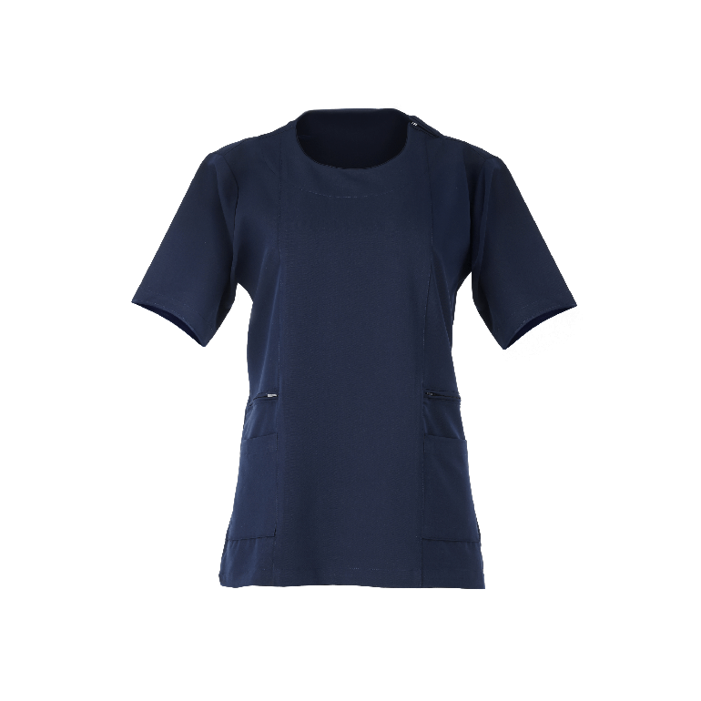 قطعة علوية كحلي (Scrub Top)