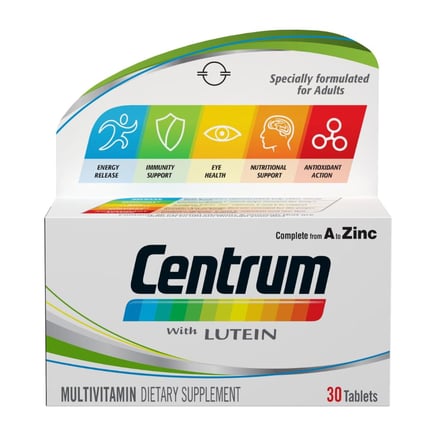 centrum lutein 30 tab