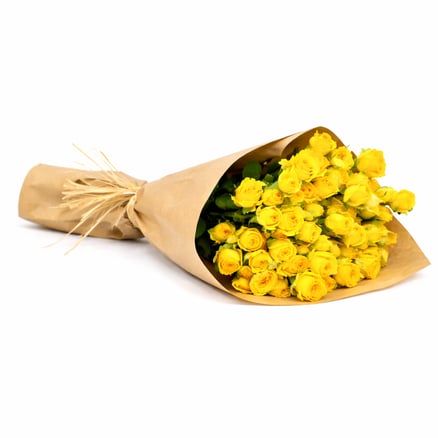 باقة ورد اصفر-كلاسيك_image_0