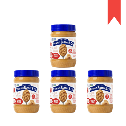 Peanut Butter & Co.Crunch Time Spread 4 pieces