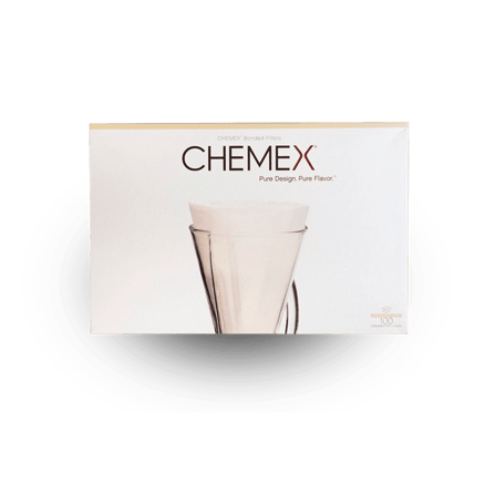 Chemex Bonded Filters Unfolded Half Moon