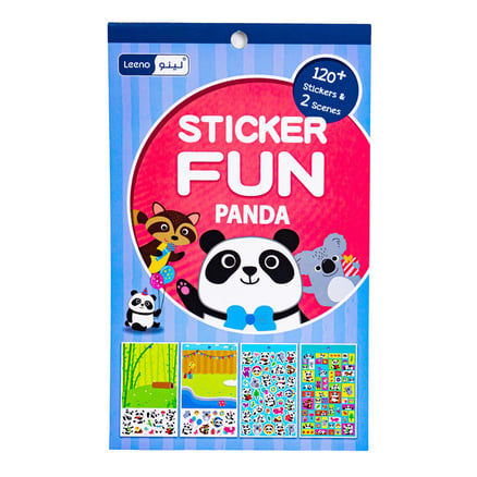 Fun Panda Sticker Book 120 stickers