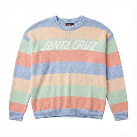 كنزة Santa Cruz Multi Stripe Crew_image_0