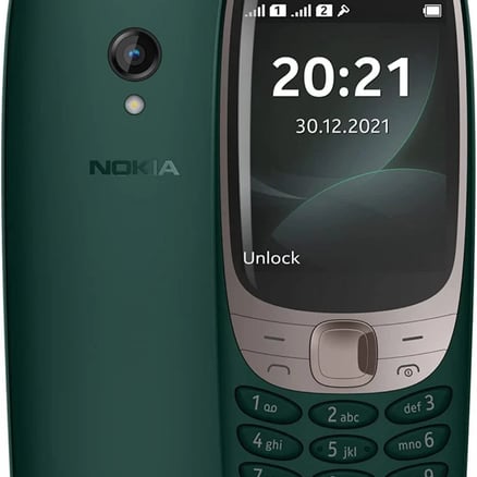 هاتف نوكيا 6310 2G شريحتين سعة 16 ميجابايت - أخضر