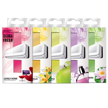 5 Pack Areon Clima Air Conditioners Fresheners Collection