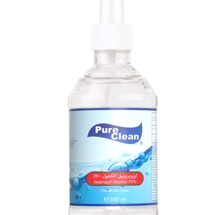 Pure & Clean Isopropyl Alcohol 70% Spray 300ml