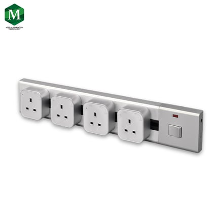 60cm prominent electrical track + 4 electrical outlets