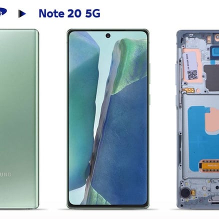 Samsung Note 20 screen