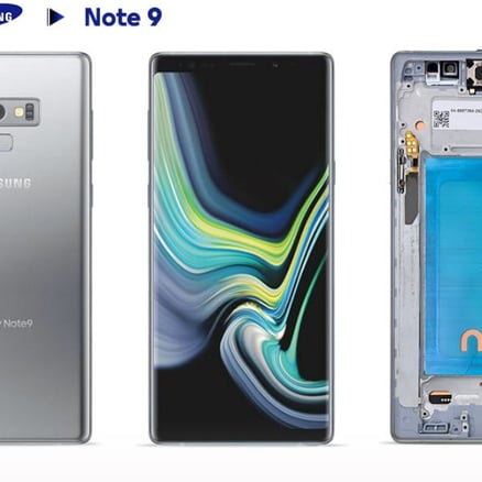 Samsung Note 9 screen