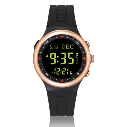 Al-harameen Sport Wrist Watch HA-6504 - Brown Color