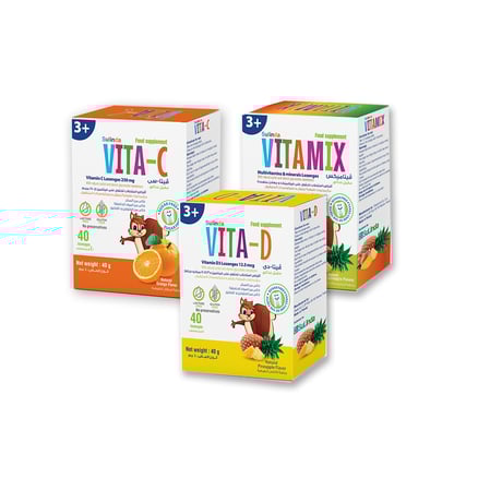 مجموعة فيتا مكس- فيتا دي- فيتا سي-pack of 3 vita mix- vita D - Vita c