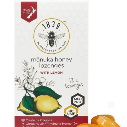 Manuka Honey Lozenges with Lemon