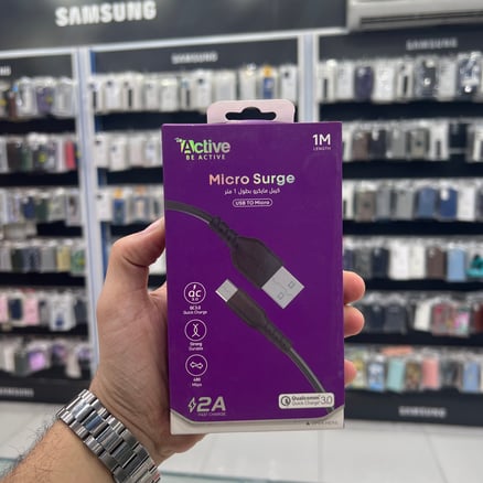 وصله شاحن USB. بطول 1M. من شركه ACTIVE