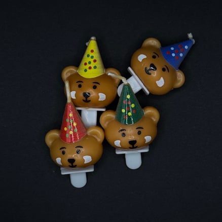 Birthday Bear Candle