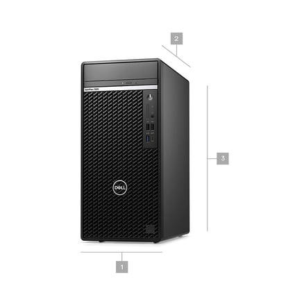 سطح المكتب DELL OptiPlex 7000 Tower MT Core i7-I2700-8GB-512GB SSD-UBUNTU
