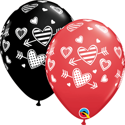 Helium Printed Balloons - "love"