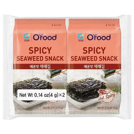 SPICY SEAWEED SNACK "O'FOOD"