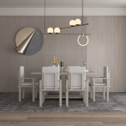 طاولة طعام مع 6 كراسي _image_0