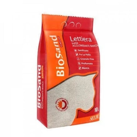 BioSand Soft Cat Litter 10L – Natural Cat Litter, Odor Control, Clumping, Dust-Free, Long-Lasting Performance