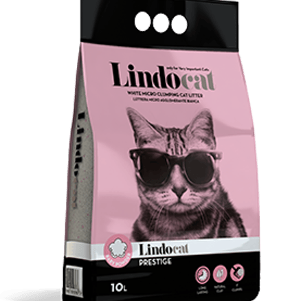 Lindo Cat Prestige Soft Cat Litter With Baby Powder Scent 10 L