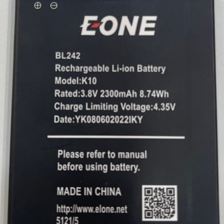 K10 battery for Lenovo brand EONE-one year warranty