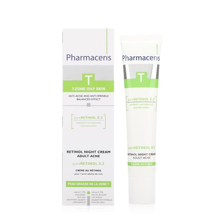 Pharmaceris Pure Retinol 0.3 Acne Wrinkle Control Night Cream (40ml)