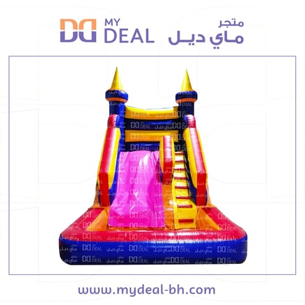 زحليقة مائية مع حوض طول 5 متر العرض 3.60 متر الارتفاع 4.50 متر_image_0