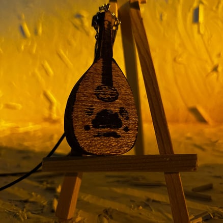 تعليقه مصنوعه من الخشب
