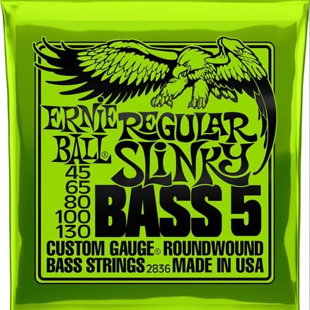Ernie Ball 2836 Regular Slinky 5-String Electric Bass Strings