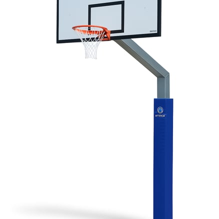 Pair of monotubular basketball system