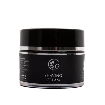 Natural shaving cream