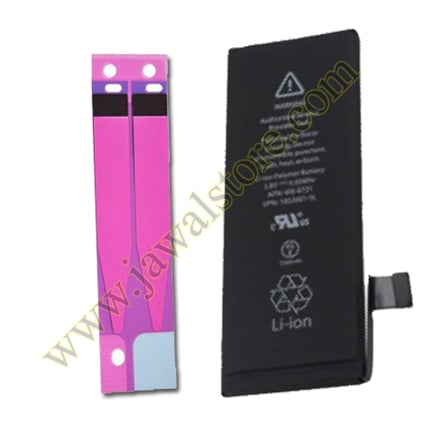 iPhone 5S Battery replacement with sticker installed battery