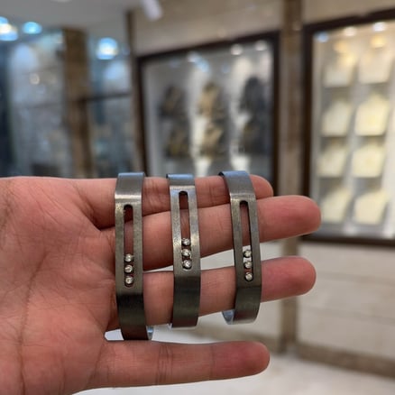 سوارة ميسكا الرجالية فضة