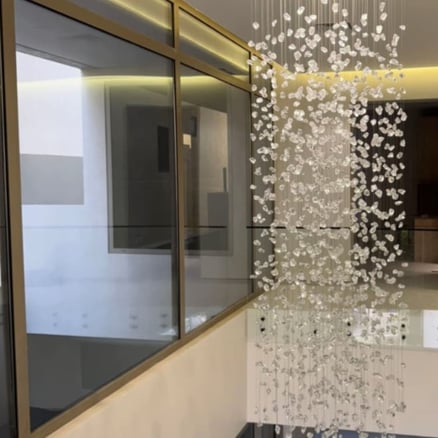 ثريا مودرن احجار معلقة للدرج