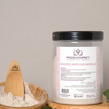 Ghassoul White Clay Mesk Ellil 600 g