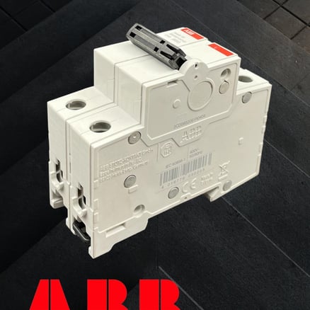 2 Pole circuit breaker ABB, 6A