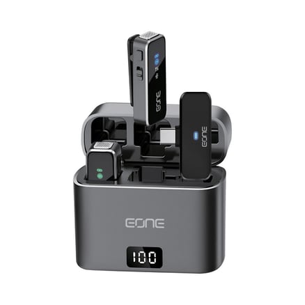 ميكروفون لاسلكي من EONE – صوت واضح و نقي_image_0