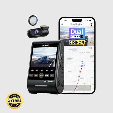 Dash cam VIOFO A229 pro front and rear